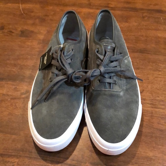 Men’s Kenneth Cole Techni-Cole Microclimate Comfort Shoes Gray suede size 12 NEW - Picture 1 of 8